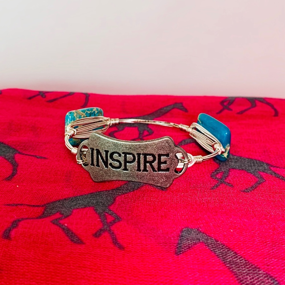 Wire wrapped “Inspire” Bracelet